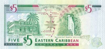 小福收藏拍卖第205期 裸钞场 本期有多张豹子号靓号  大量民国钞 百慕大样钞洋葱冠全套  阿富汗首年份查希尔国王和独立纪念碑 仅发行1000枚亚克力砖封蒙古20000图格里克帝国800周年纪念钞 卢旺达 东加勒比 斯里兰卡等多国精美纸币 东加勒比（L)  圣卢西亚 1994年 5元 国别很少见 unc