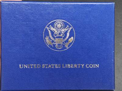 【淘币小摊】实时拍第八百九十六拍   银币套币场    每周一统一发货 美国1986年半美元非流通纪念币 自由女神像百年 原盒