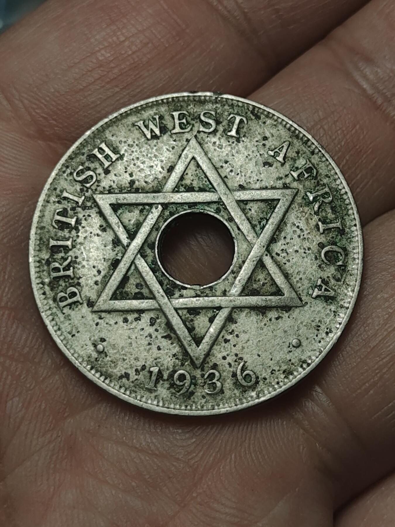 2026年第四十五场(总第二百一十四场）外国好品散币场(免佣金) 英属西非1936单年份1便士(爱德华八世时期，无标版)