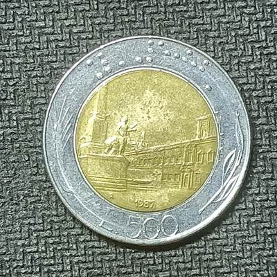 逸泉钱币2026第十九场世界钱币纪念币B2310-2754 2596意大利500里拉双色硬币