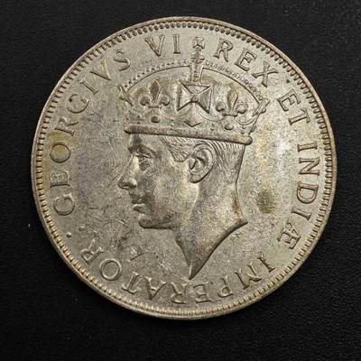 【淘币小摊】实时拍第八百九十六拍   银币套币场    每周一统一发货 英属东非1944年乔治六世一先令银币