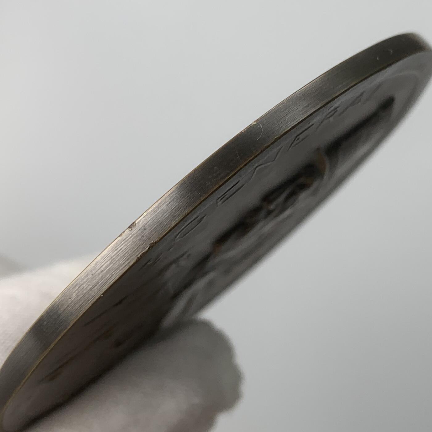 掌中浮雕-藏着的欧洲第059场 1914年比利时列日要塞防御战纪念铜章，70mm