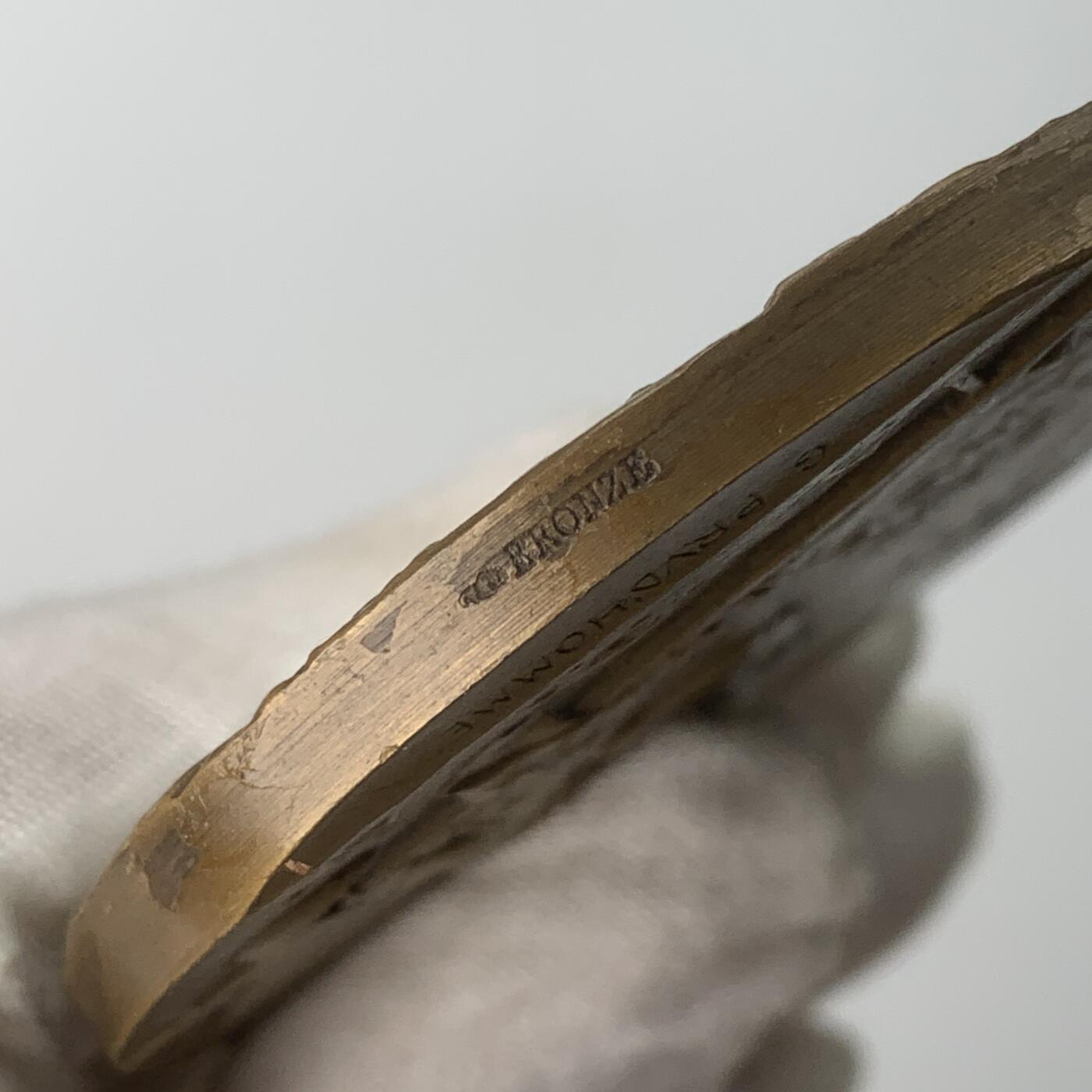 掌中浮雕-藏着的欧洲第059场 美国红十字会在法国开展人道主义救援纪念铜章，68mm