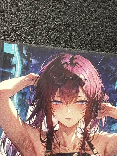 NO.31 好又多金牌大场，期期夯爆，每周必拍！要啥有啥，一站式配齐，方便凑单！（周6晚9点截拍，卖家送拍0抽成！） 崩坏 星穹铁道 卡芙卡  烫金彩闪 烫银圆点镭射 烫红马赛克 3张 （烫金有点起角，不影响观感，介意勿拍）