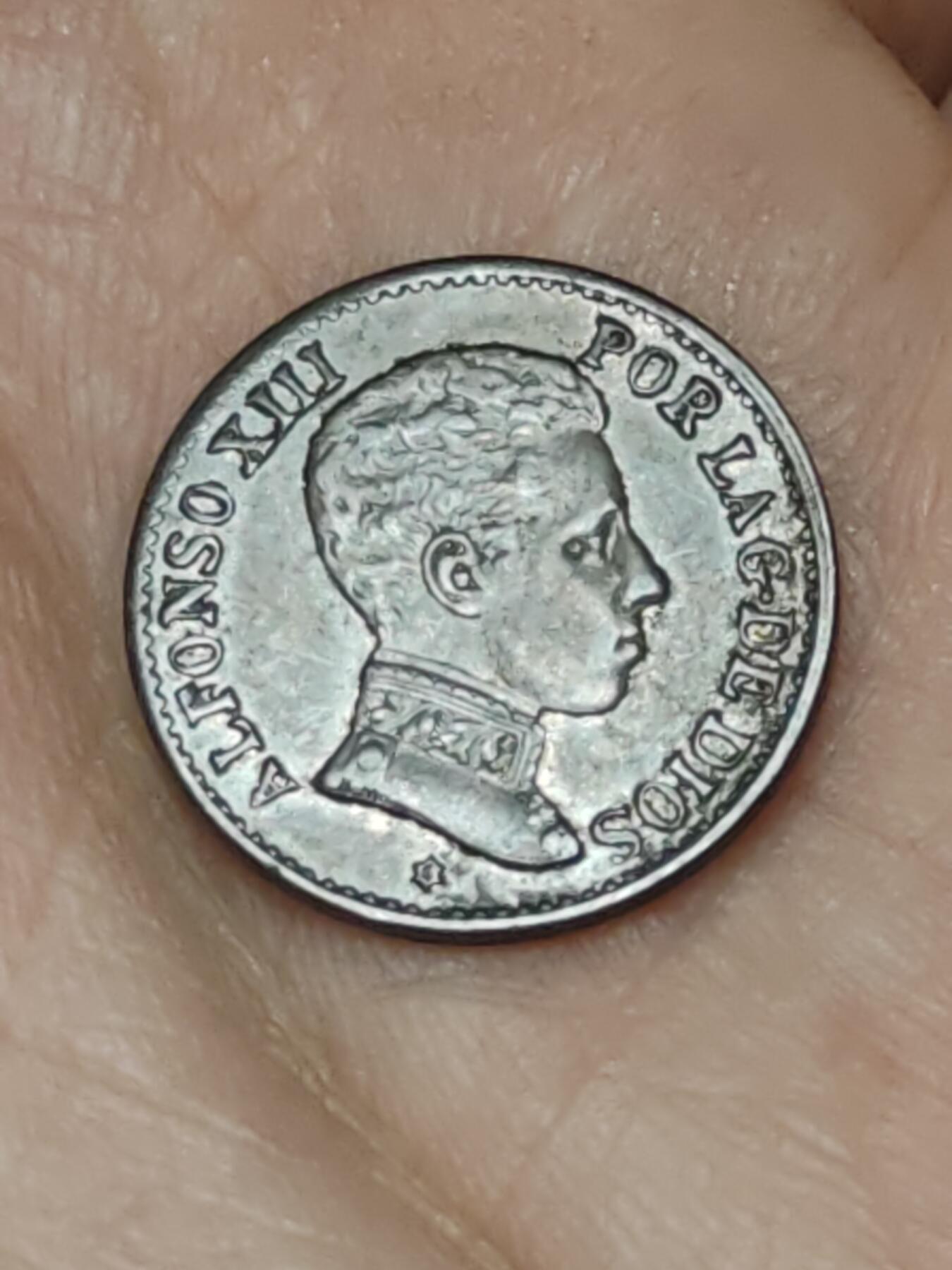 2026年第四十五场(总第二百一十四场）外国好品散币场(免佣金) 好品–西班牙王国1906单年份1分(阿方索十三世青年时期，SL–V版)