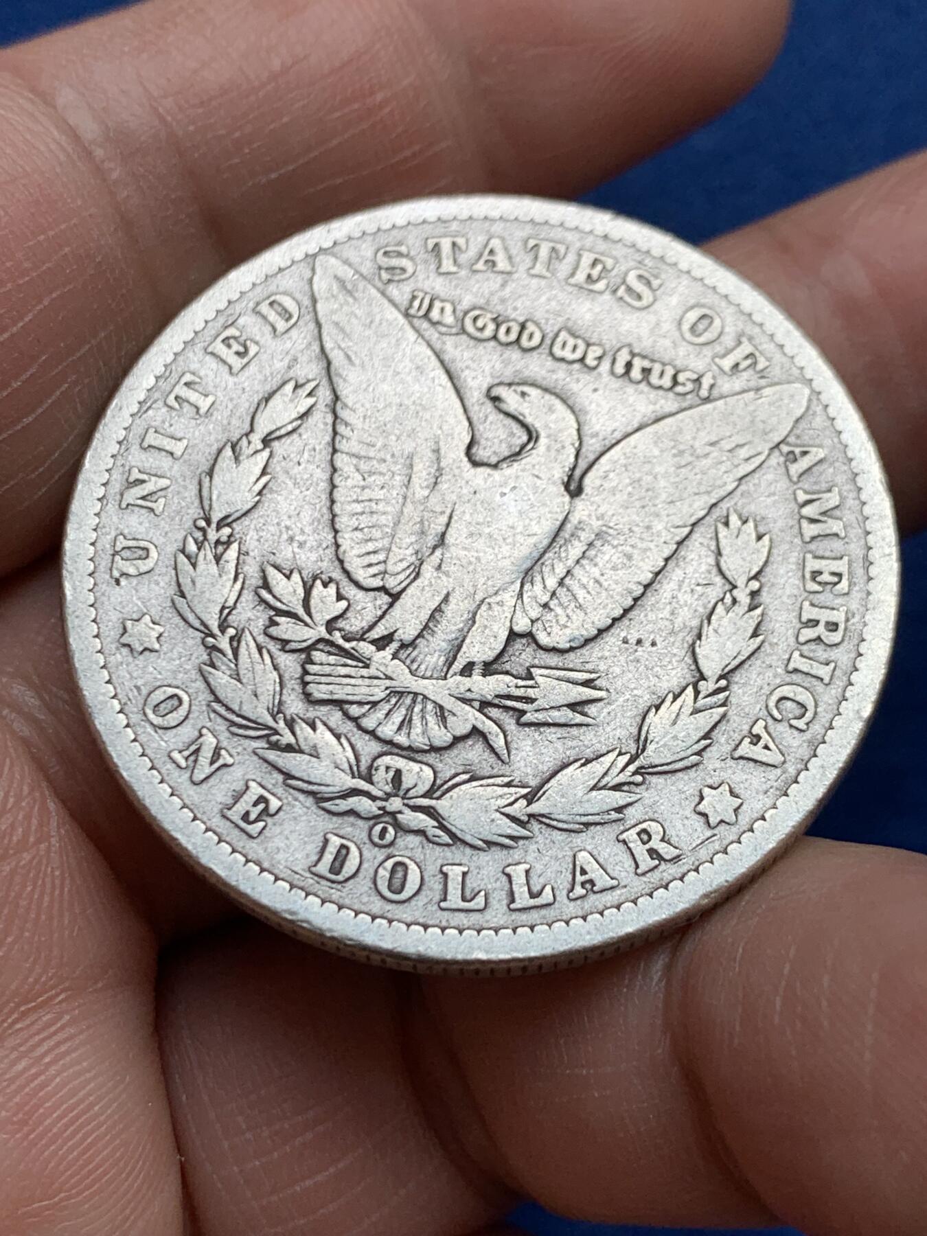 《竞宝斋》第482场 周日，周一 2场连拍 （全场包邮）20级店铺 欢迎送拍 美国1901年摩根1美元银币