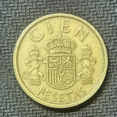 逸泉钱币2026第十九场世界钱币纪念币B2310-2754 2617西班牙1984年100比塞塔