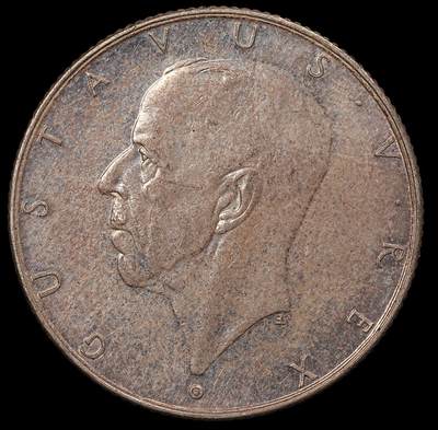 修遠堂世界钱币第112期 -  1938年新瑞典殖民地建 300 周年2克朗银币，15g，含银80%