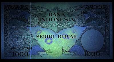 小福收藏拍卖第205期 裸钞场 本期有多张豹子号靓号  大量民国钞 百慕大样钞洋葱冠全套  阿富汗首年份查希尔国王和独立纪念碑 仅发行1000枚亚克力砖封蒙古20000图格里克帝国800周年纪念钞 卢旺达 东加勒比 斯里兰卡等多国精美纸币 印度尼西亚 1959年 1000卢比 精美天堂鸟 unc