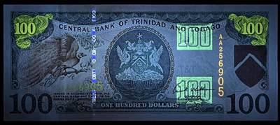 小福收藏拍卖第205期 裸钞场 本期有多张豹子号靓号  大量民国钞 百慕大样钞洋葱冠全套  阿富汗首年份查希尔国王和独立纪念碑 仅发行1000枚亚克力砖封蒙古20000图格里克帝国800周年纪念钞 卢旺达 东加勒比 斯里兰卡等多国精美纸币 特立尼达和多巴哥 2002年 100元 AA冠 无47 unc