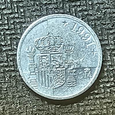 逸泉钱币2026第十九场世界钱币纪念币B2310-2754 2754西班牙1991年1比塞塔