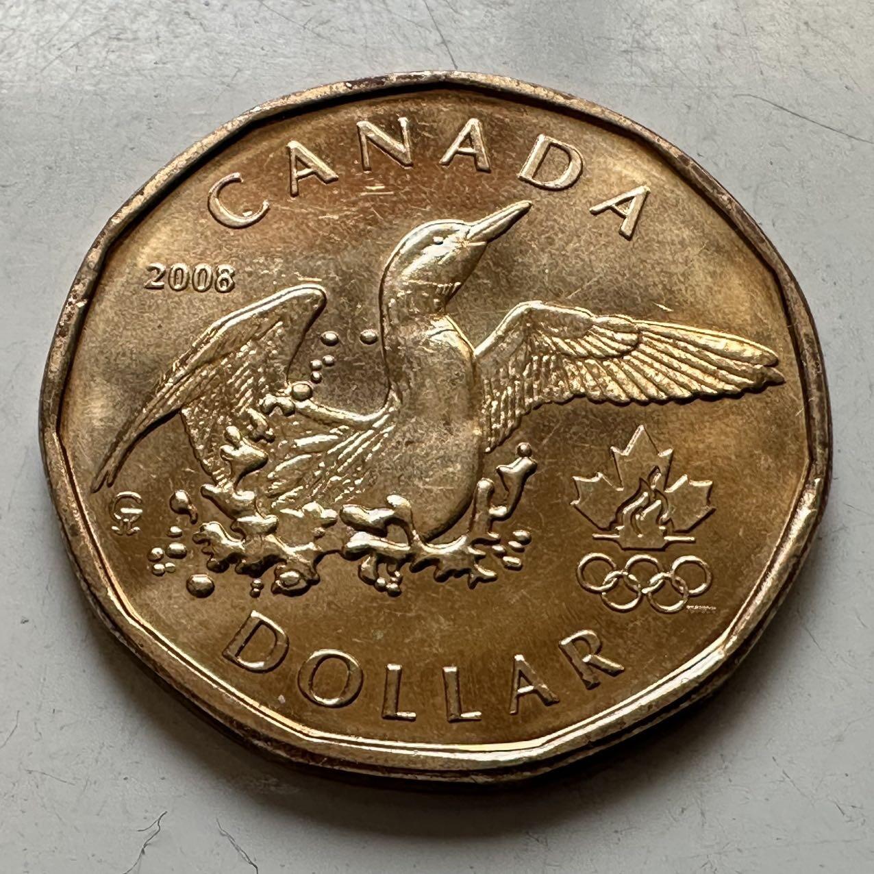 🌹外币初藏🌹🐯2026年第44场   每周二四六晚8️⃣点  世界硬币 加拿大2008年 北京奥运会¥1纪念币