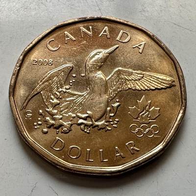 🌹外币初藏🌹🐯2026年第44场   每周二四六晚8️⃣点  世界硬币 - 加拿大2008年 北京奥运会¥1纪念币