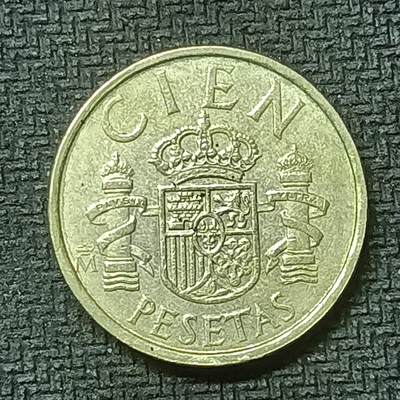 逸泉钱币2026第十九场世界钱币纪念币B2310-2754 2620西班牙1984年100比塞塔