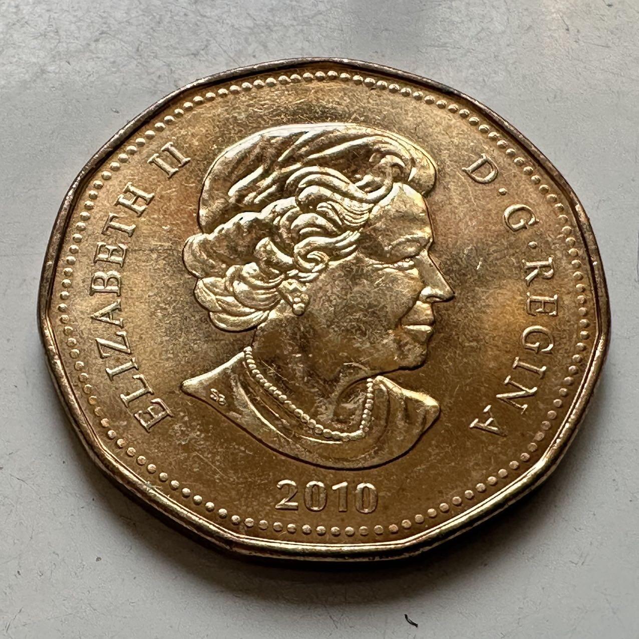 🌹外币初藏🌹🐯2026年第44场   每周二四六晚8️⃣点  世界硬币 加拿大2010年 温哥华冬奥会¥1纪念币