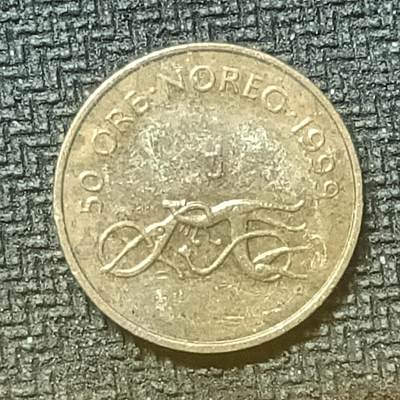 逸泉钱币2026第十九场世界钱币纪念币B2310-2754 2701挪威1999年50欧尔