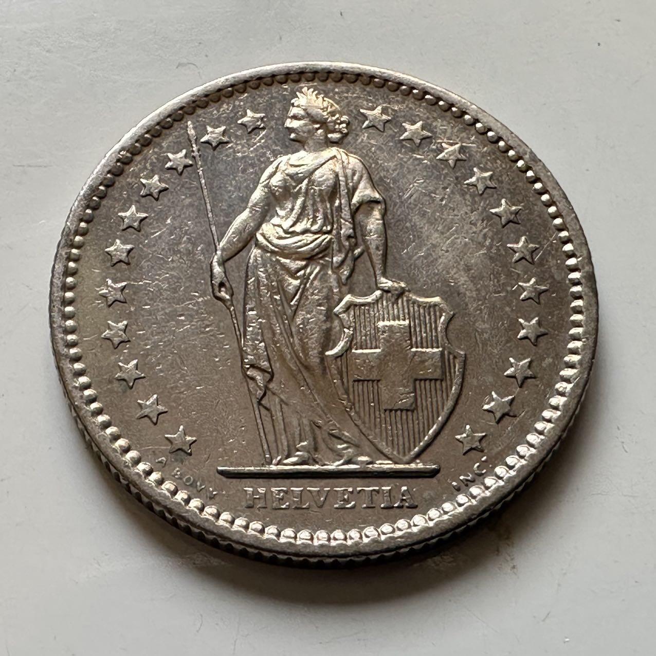 🌹外币初藏🌹🐯2026年第44场   每周二四六晚8️⃣点  世界硬币 瑞士1980年2法郎