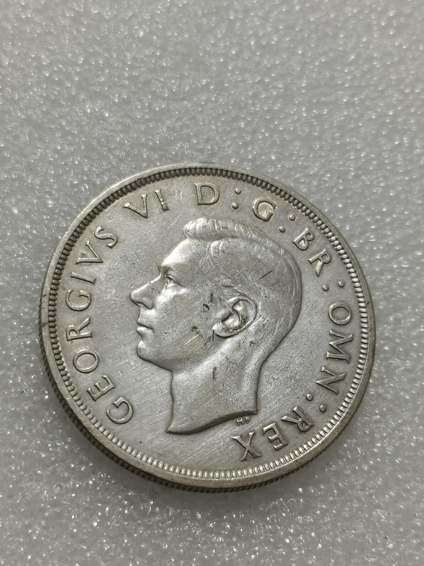 天下钱庄专场欢迎参拍 英国乔治六世登基克朗银币