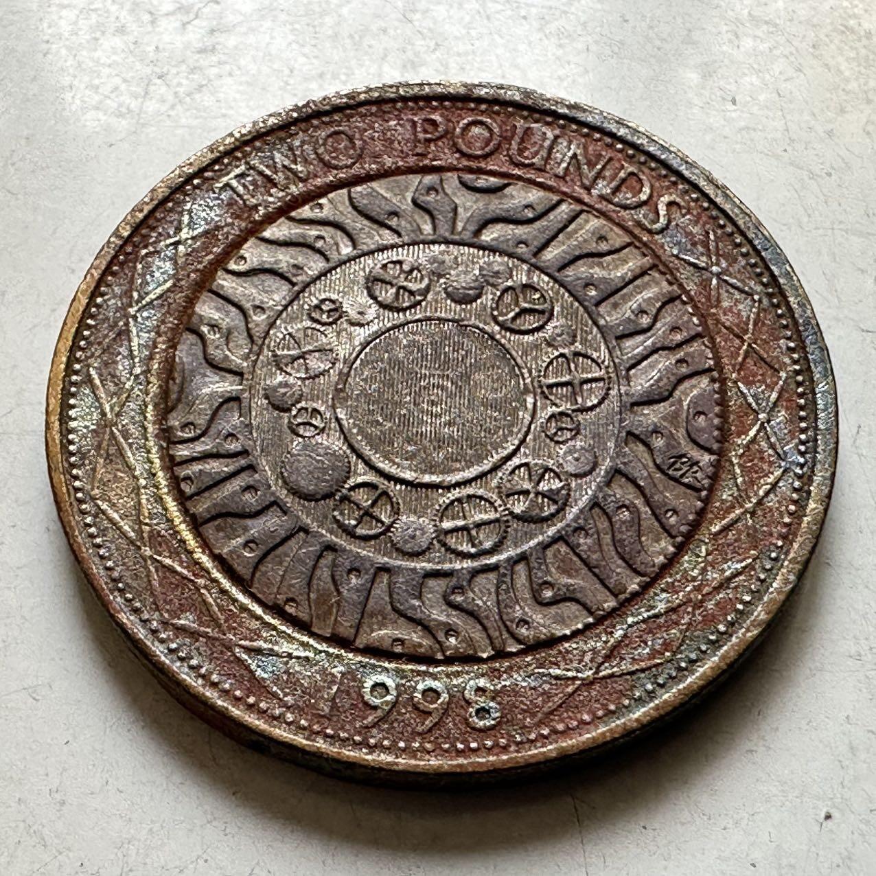 🌹外币初藏🌹🐯2026年第44场   每周二四六晚8️⃣点  世界硬币 英国1998年2英镑