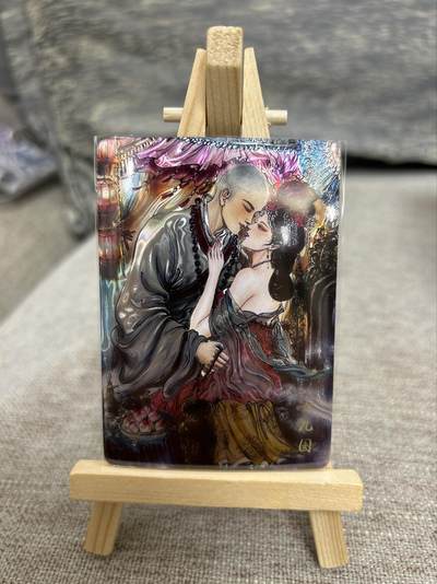 喜灰玩卡拍卖第八期，接拍品0佣金，欢迎送拍，释放现金流，让自己有资金可以购买更多喜欢的卡牌，让别的卡友能淘到更多心仪的卡牌 墨婉 梓墨老师绘 女儿国 光刻 