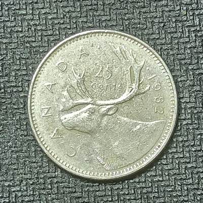 逸泉钱币2026第十九场世界钱币纪念币B2310-2754 2624加拿大1982年25分