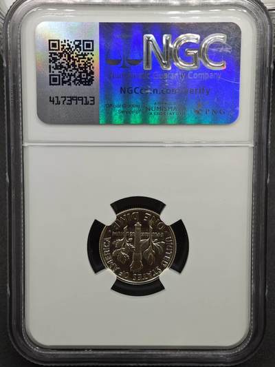 【淘币小摊】实时拍第八百九十六拍   银币套币场    每周一统一发货 美国1962年罗斯福10分精制银币 NGC PF67