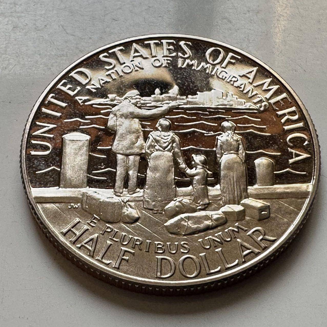 🌹外币初藏🌹🐯2026年第44场   每周二四六晚8️⃣点  世界硬币 美国 1986年 自由女神百年 1/2美元纪念币 精制币