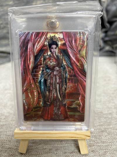 喜灰玩卡拍卖第八期，接拍品0佣金，欢迎送拍，释放现金流，让自己有资金可以购买更多喜欢的卡牌，让别的卡友能淘到更多心仪的卡牌 【亲签限编】 卡德曼 张建东水浒 张建东老师亲签 限编046/108编 折光粗闪