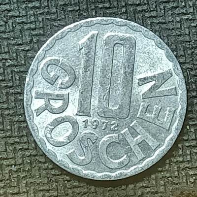 逸泉钱币2026第十九场世界钱币纪念币B2310-2754 - 2691奥地利1972年10格罗申