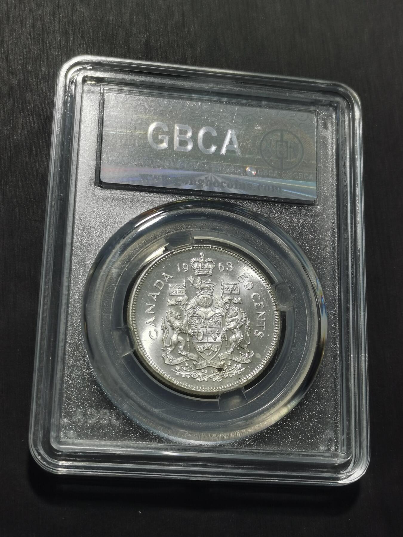 天下钱庄专场欢迎参拍 加拿大伊丽莎白半圆银币