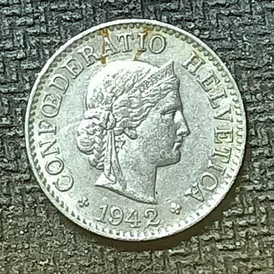 逸泉钱币2026第十九场世界钱币纪念币B2310-2754 2737瑞士1942年5分