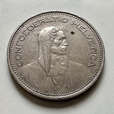 🌹外币初藏🌹🐯2026年第44场   每周二四六晚8️⃣点  世界硬币 - 瑞士1982年5法郎