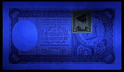 小福收藏拍卖第205期 裸钞场 本期有多张豹子号靓号  大量民国钞 百慕大样钞洋葱冠全套  阿富汗首年份查希尔国王和独立纪念碑 仅发行1000枚亚克力砖封蒙古20000图格里克帝国800周年纪念钞 卢旺达 东加勒比 斯里兰卡等多国精美纸币 斯洛伐克 1940年 100克朗 样钞 贴票 无47 unc