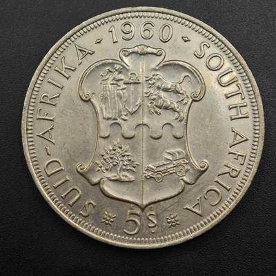 【淘币小摊】实时拍第八百九十六拍   银币套币场    每周一统一发货 南非1960年5先令银币