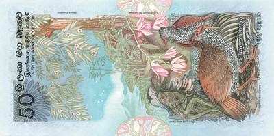 小福收藏拍卖第205期 裸钞场 本期有多张豹子号靓号  大量民国钞 百慕大样钞洋葱冠全套  阿富汗首年份查希尔国王和独立纪念碑 仅发行1000枚亚克力砖封蒙古20000图格里克帝国800周年纪念钞 卢旺达 东加勒比 斯里兰卡等多国精美纸币 斯里兰卡 锡兰 1979年 50卢比 aunc