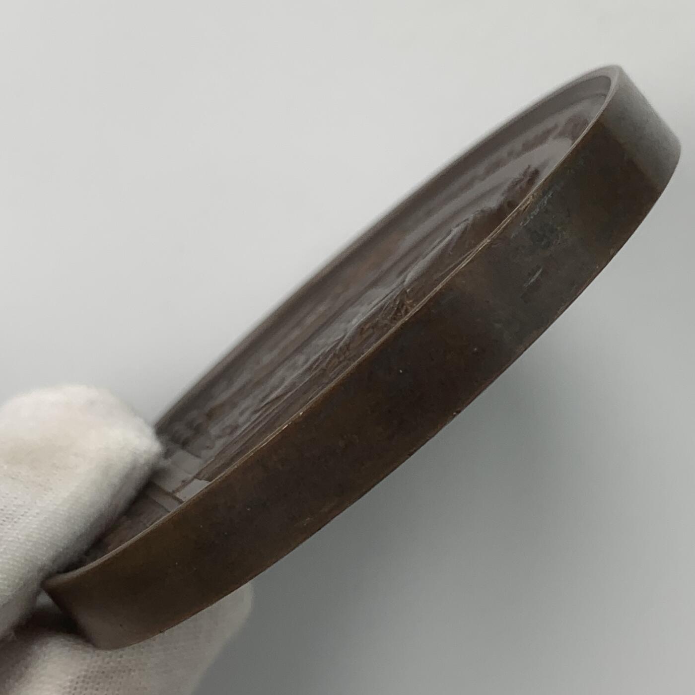 掌中浮雕-藏着的欧洲第059场 1853年奥斯曼帝国阿卜杜勒·麦贾德锡诺普战役铜章，68mm，Hart雕刻，有合适的盒子