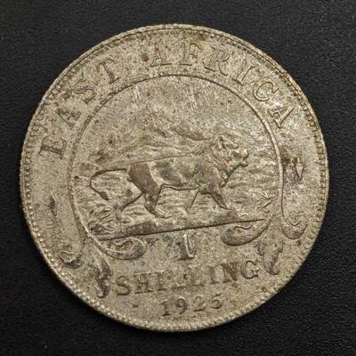 【淘币小摊】实时拍第八百九十六拍   银币套币场    每周一统一发货 英属东非1925年乔治五世一先令银币