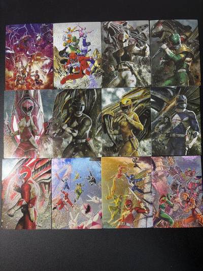 NO.31 好又多金牌大场，期期夯爆，每周必拍！要啥有啥，一站式配齐，方便凑单！（周6晚9点截拍，卖家送拍0抽成！） 【套卡】新秀卡牌 超凡战队 12张卡 全套 折光粗闪