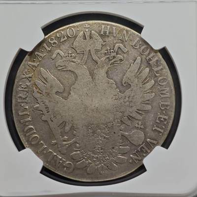 【淘币小摊】实时拍第八百九十六拍   银币套币场    每周一统一发货 奥地利1820年1泰勒银币 NGC GD