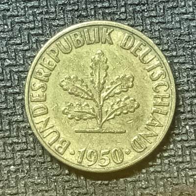 逸泉钱币2026第十九场世界钱币纪念币B2310-2754 2695联邦德国1950年5芬尼