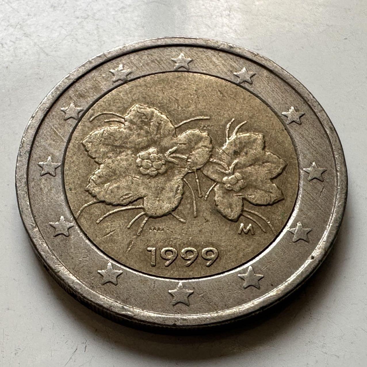 🌹外币初藏🌹🐯2026年第44场   每周二四六晚8️⃣点  世界硬币 芬兰1999年2欧元