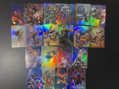 NO.31 好又多金牌大场，期期夯爆，每周必拍！要啥有啥，一站式配齐，方便凑单！（周6晚9点截拍，卖家送拍0抽成！） 美漫卡牌 漫威+DC超级英雄20张 彩闪