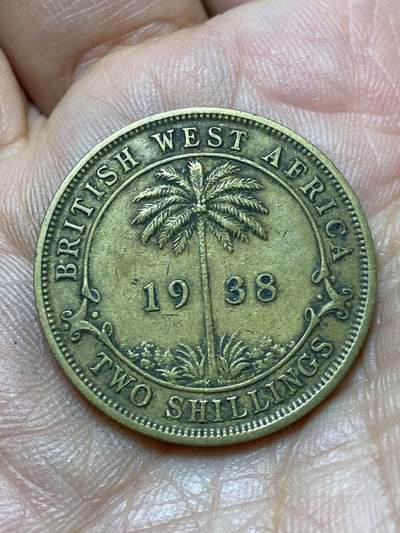 2026年第四十七场(总第二百一十六场）外国好品散币场(免佣金) 少见–英属西非1938年2先令(乔治六世第一版)