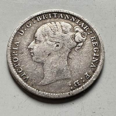 🌹外币初藏🌹🐯2026年第45场   每周二四六晚8️⃣点  世界硬币 英国 1883年 维多利亚 3便士银币 1.41克-16毫米-92.5%银