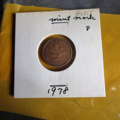 沼泽如烟--第1062场 德国1978年1芬尼