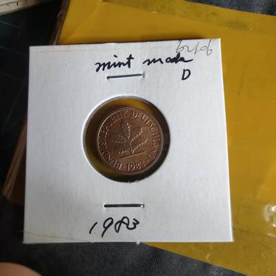 沼泽如烟--第1062场 德国1983年1芬尼