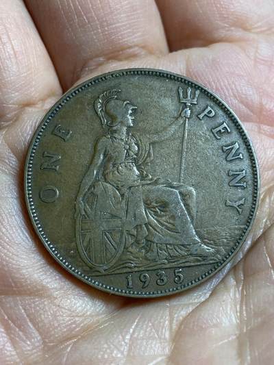 2026年第四十七场(总第二百一十六场）外国好品散币场(免佣金) 英国🇬🇧1935年1便士(乔治五世第三版)