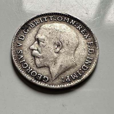 🌹外币初藏🌹🐯2026年第45场   每周二四六晚8️⃣点  世界硬币 英国 1914年 乔治五世 3便士银币 a