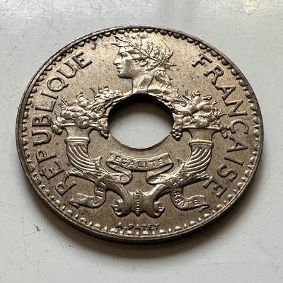 🌹外币初藏🌹🐯2026年第45场   每周二四六晚8️⃣点  世界硬币 法属印度支那 1939年5分