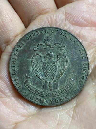 2026年第四十七场(总第二百一十六场）外国好品散币场(免佣金) 美国🇺🇸纽约代币(纽约圣约翰教堂铜制代币)